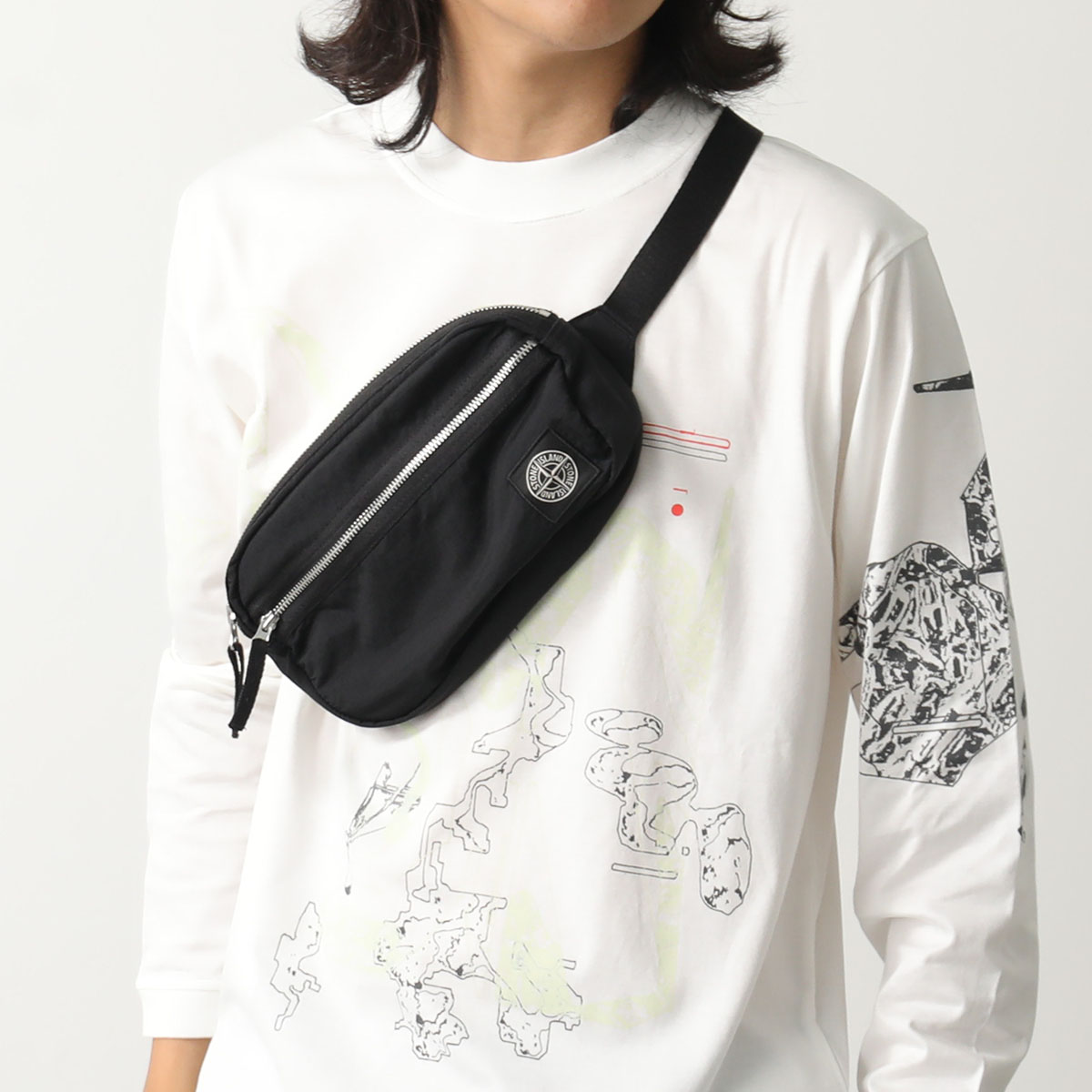 楽天市場】STONE ISLAND ストーンアイランド ボディバッグ COATED