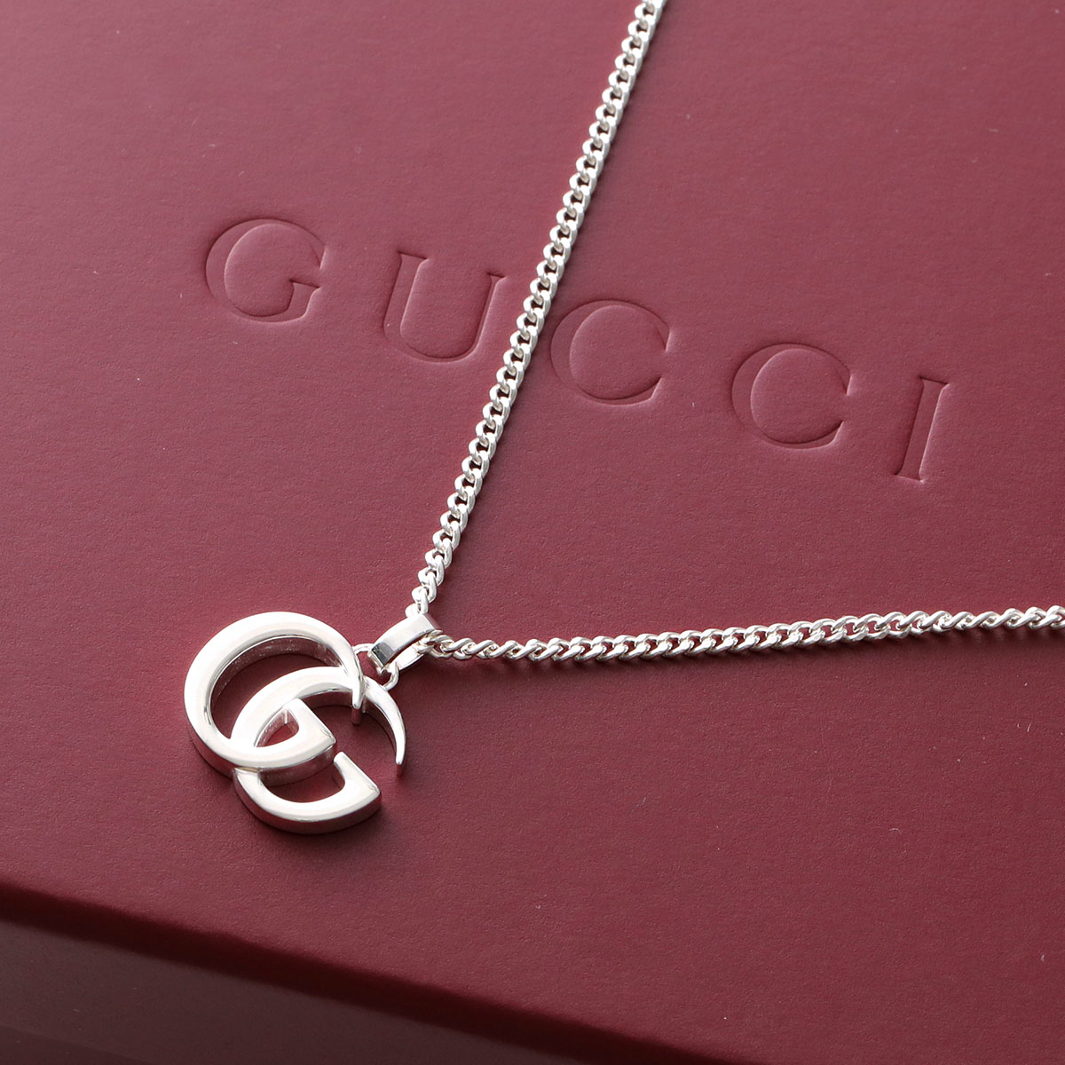 楽天市場】GUCCI グッチ ネックレス GG MARMONT マーモント 814914