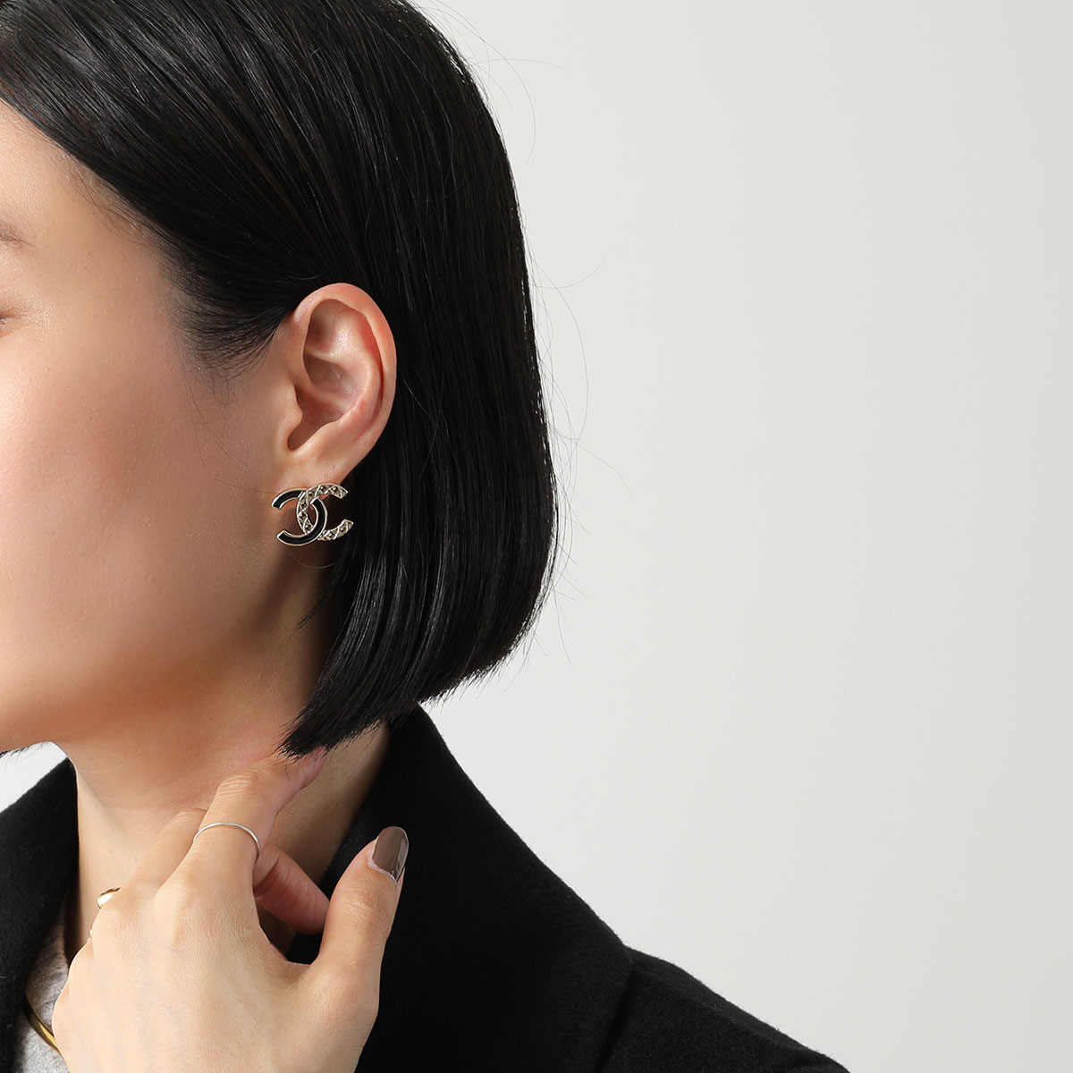 楽天市場】CHANEL シャネル ピアス ABG219 B21624 レディース ココ