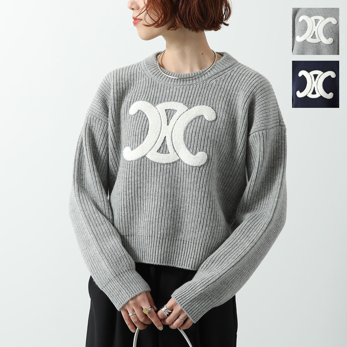 楽天市場】CELINE セリーヌ ニット RY0GS423P.09GM RY0GS423P.07MR