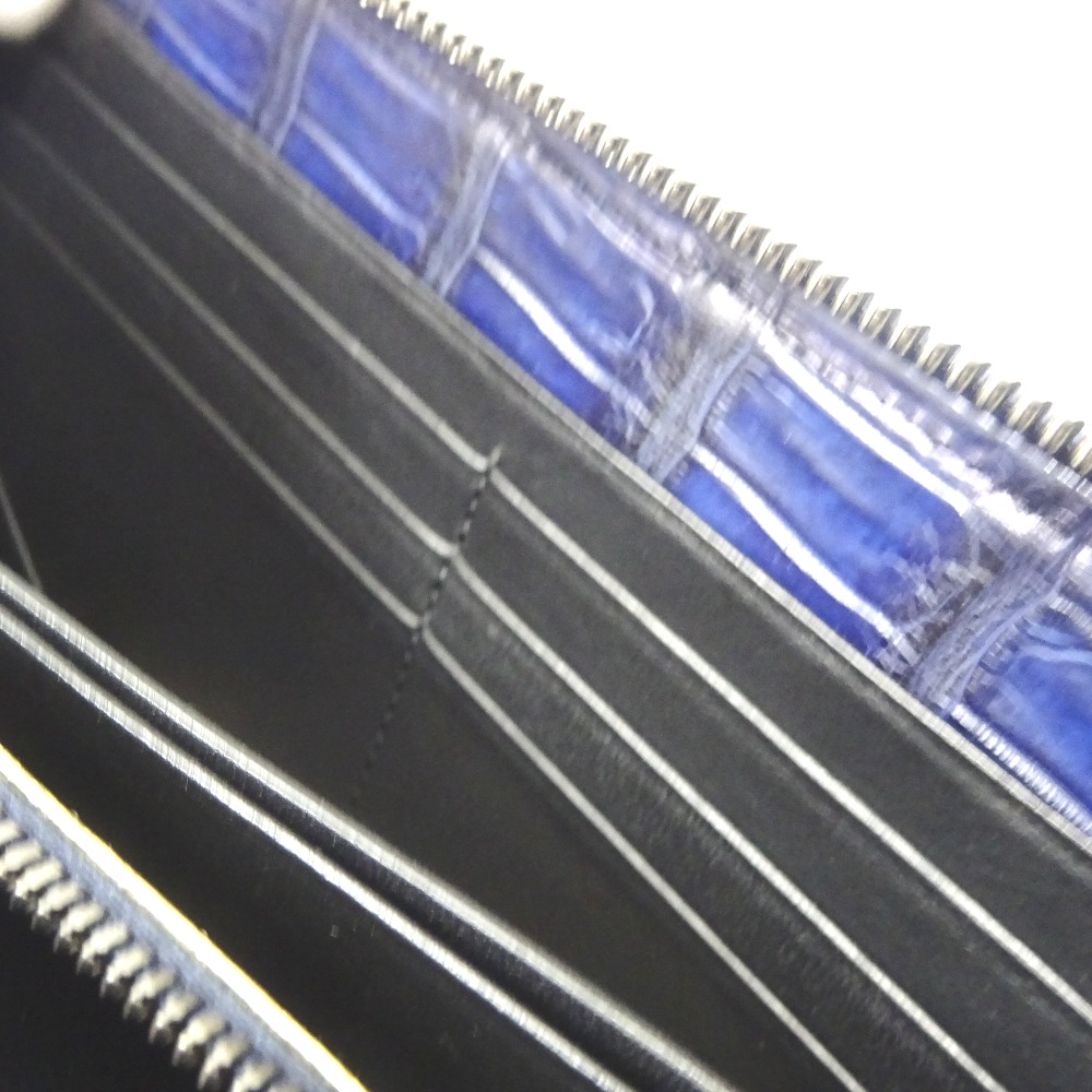 楽天市場】池田工芸 ラウンドファスナー長財布 藍染め クロコダイル 一