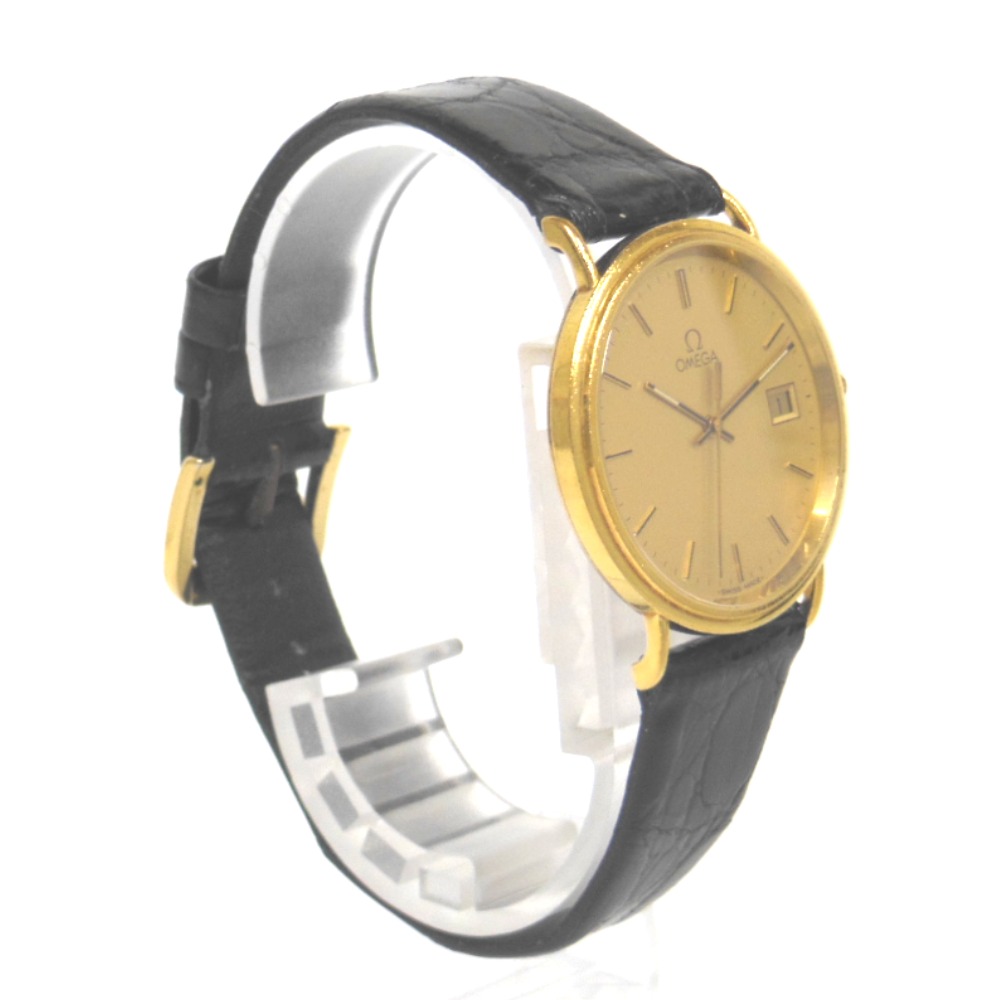 楽天市場】オメガ 腕時計 K18/750刻印 クォーツ デイト ゴールド系文字