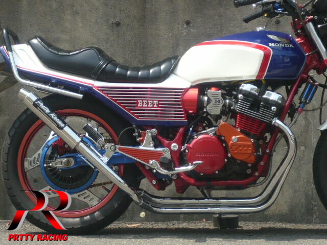 楽天市場】HONDA CBX400F/550F 分割式 42.7π (改タイプ1) PRETTY管