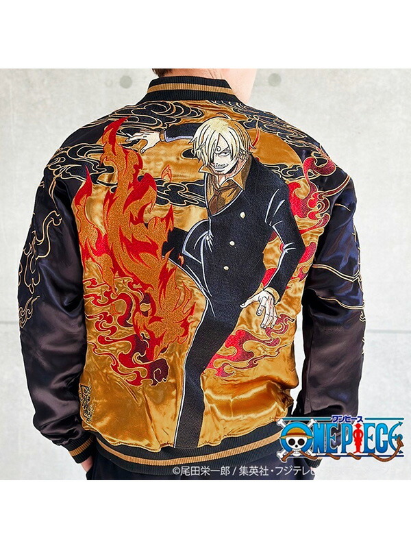 楽天市場】絡繰魂 × ONE PIECE ワンピース スカジャン アニメ グッズ