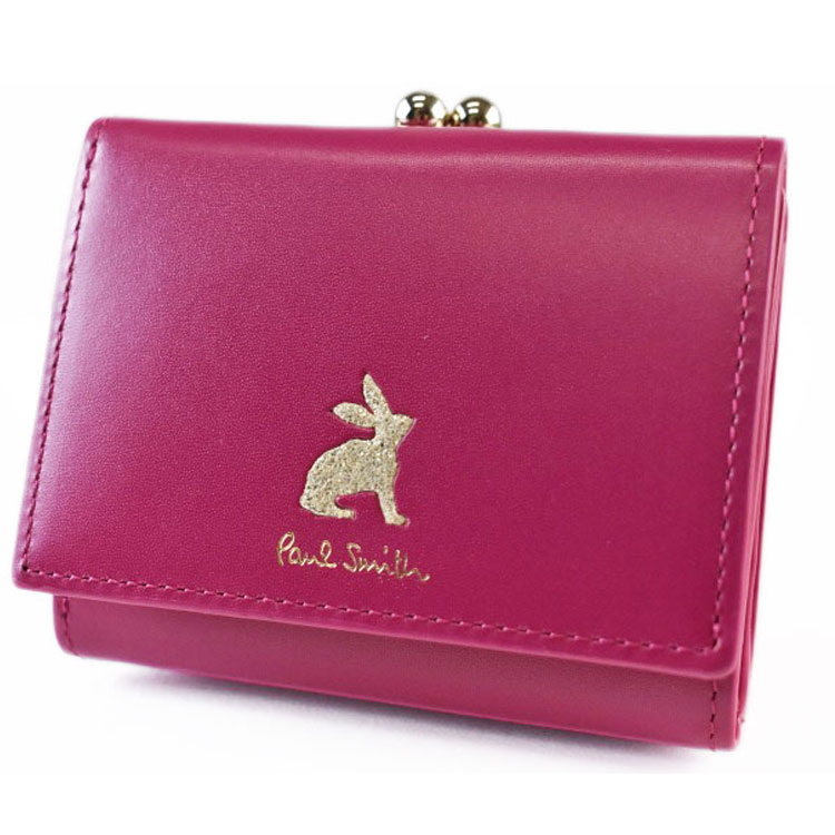 楽天市場】ポールスミス ミニ財布 財布 三つ折り がま口 レディース