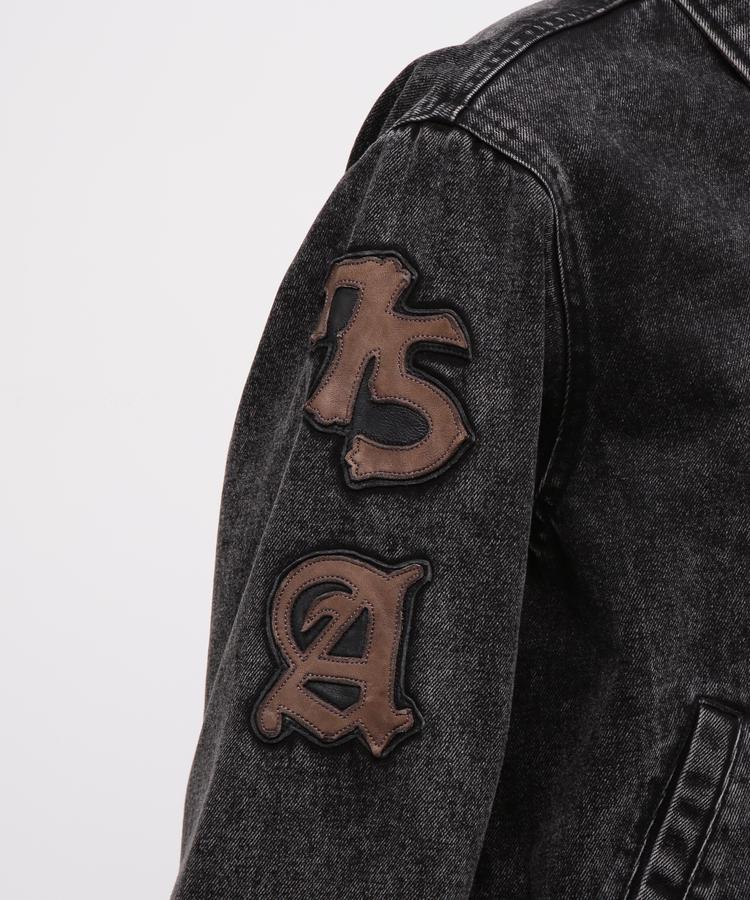 楽天市場】AVIREX 公式通販｜LEATHER PATCH DENIM JACKET / レザー