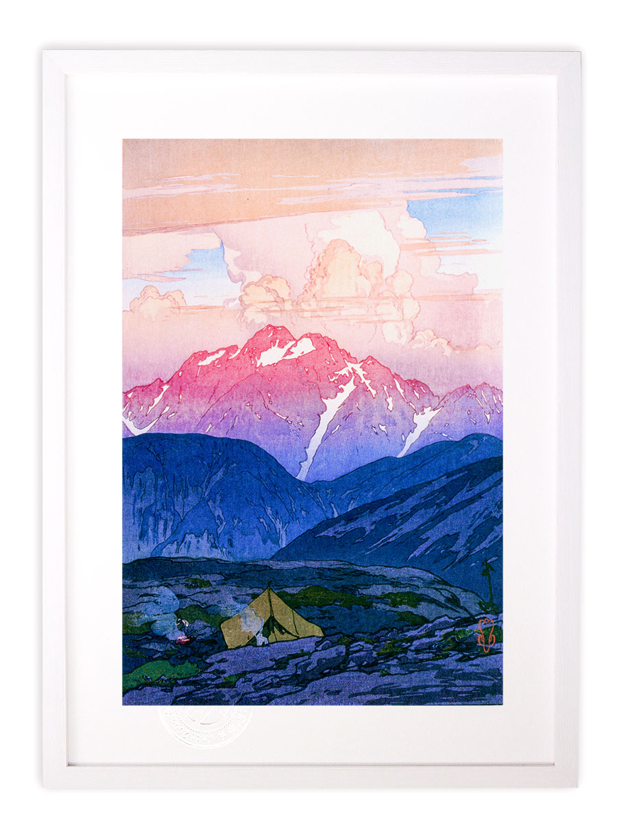 楽天市場】【スーパーSALE半額】版画 絵画 名画 日本画 日本アルプス十