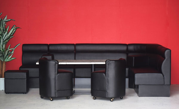 楽天市場】ルセラ Rusera ソファー 1P IV/BK ラウンジ スナック クラブ