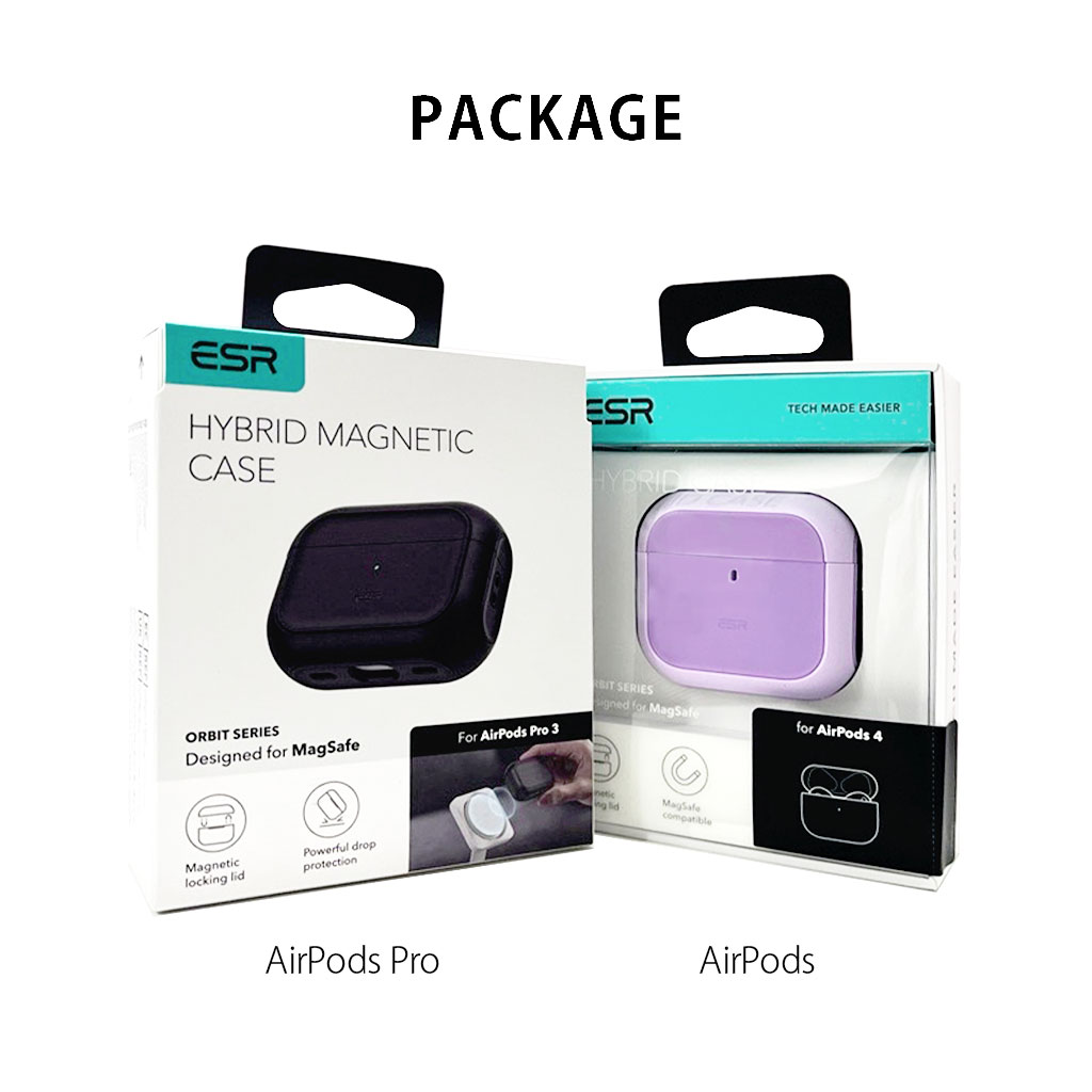 楽天市場】AirPods Pro 3 第3世代 AirPods4ケース ESR ORBIT MagSafe