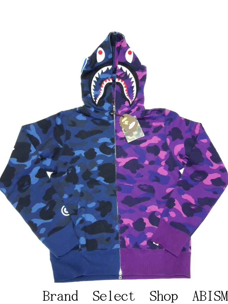 楽天市場】A BATHING APE(エイプ)COLOR CAMO HALF & HALF SHARK FULL