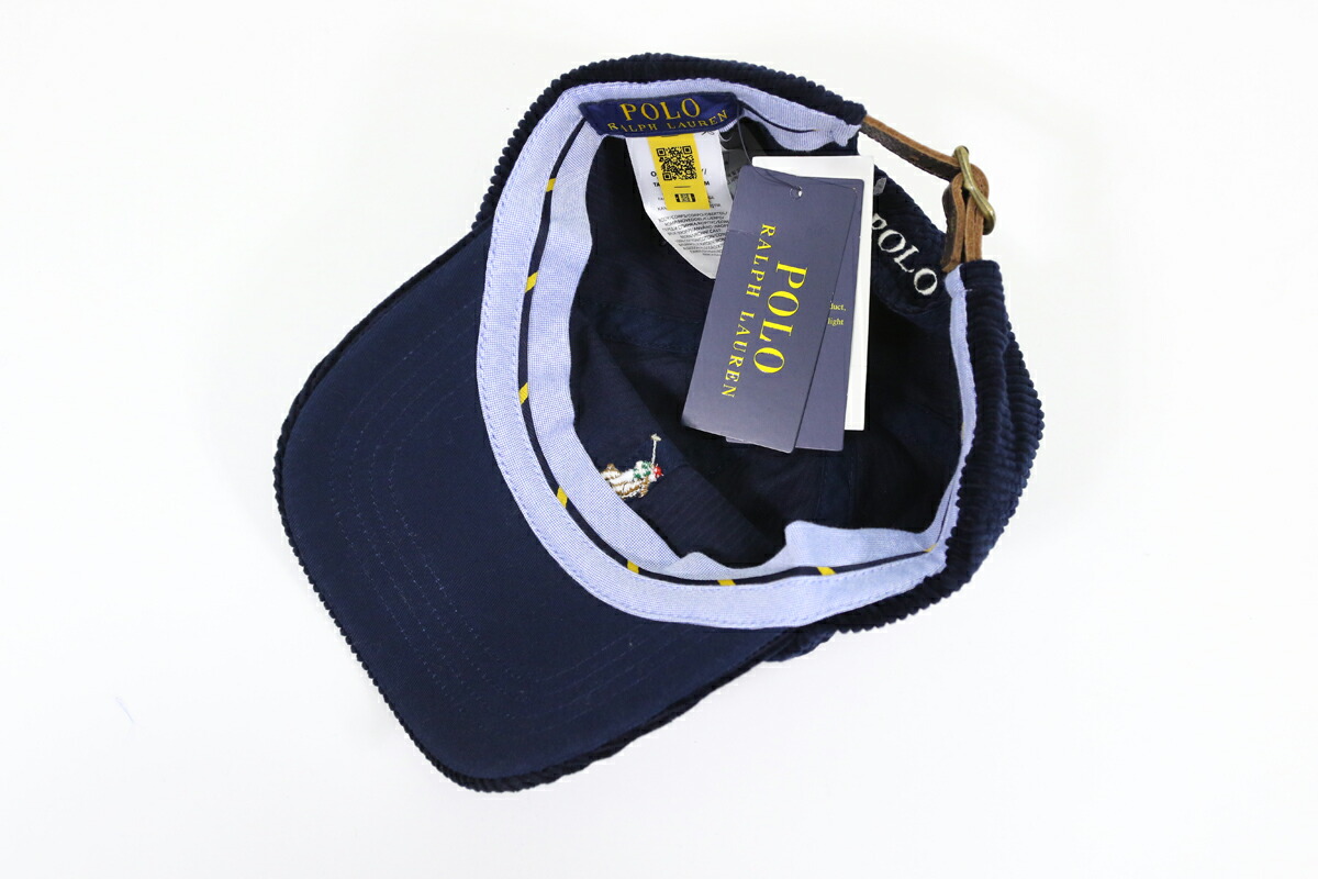 楽天市場】ポロ ラルフローレン コーデュロイ キャップ ワンポイント