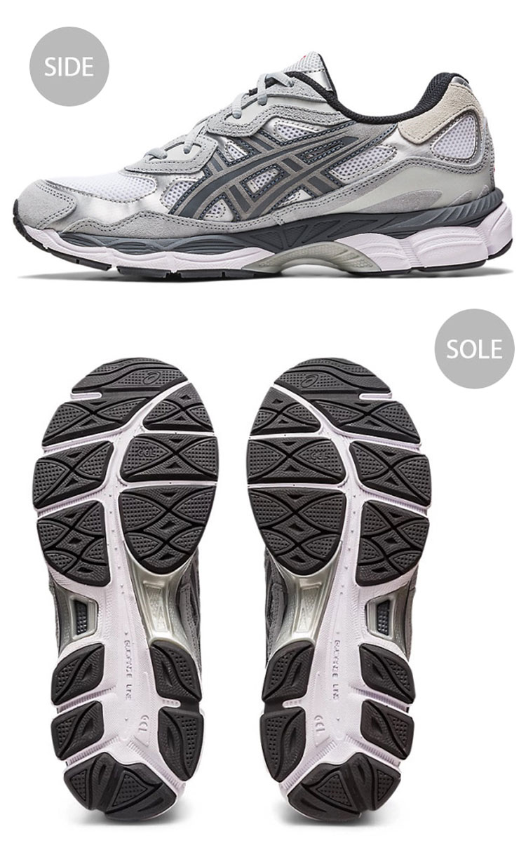 楽天市場】asics アシックス スニーカー GEL-NYC WHITE STEEL GREY