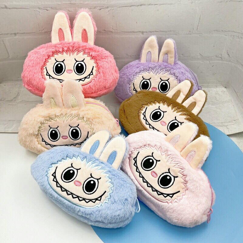 ラブブ ウサギ耳付きぬいぐるみ 約20cm LABUBU ウサギ耳付きぬいぐるみ