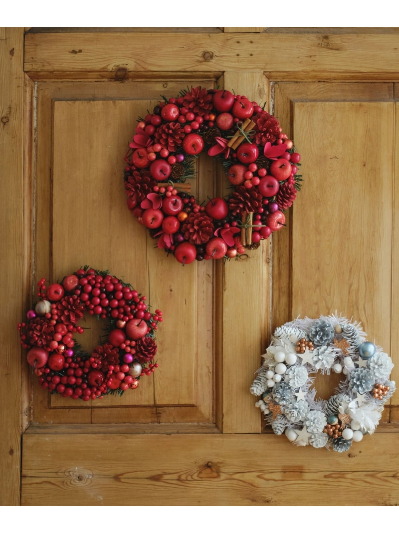 楽天市場】クリスマスリースM Afternoon Tea LIVING アフタヌーン