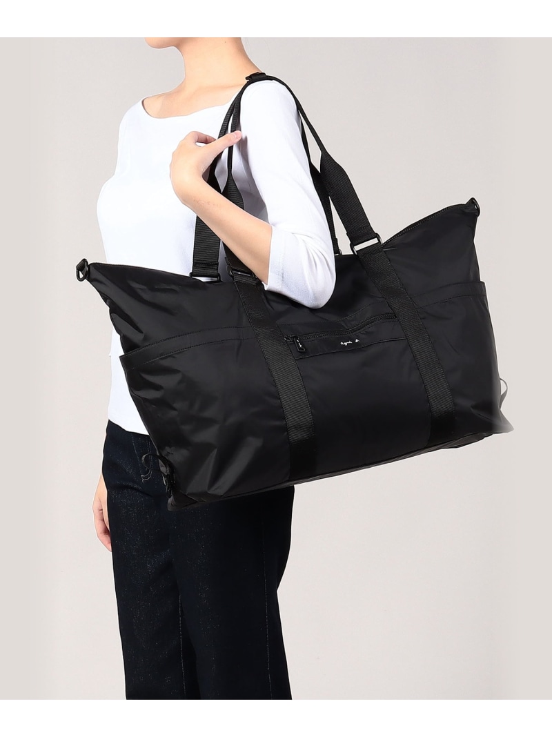 楽天市場】2wayボストンバッグ QAT01-02 agnes b. VOYAGE アニエスベー