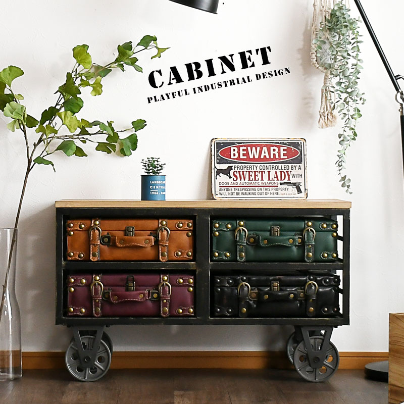 楽天市場】10%offクーポン配布中 キャビネット おしゃれ 収納 バッグ