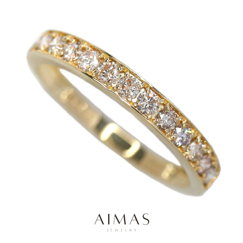 楽天市場】ダイヤモンド 0.5ct リング 13号 K18YG イエローゴールド 18