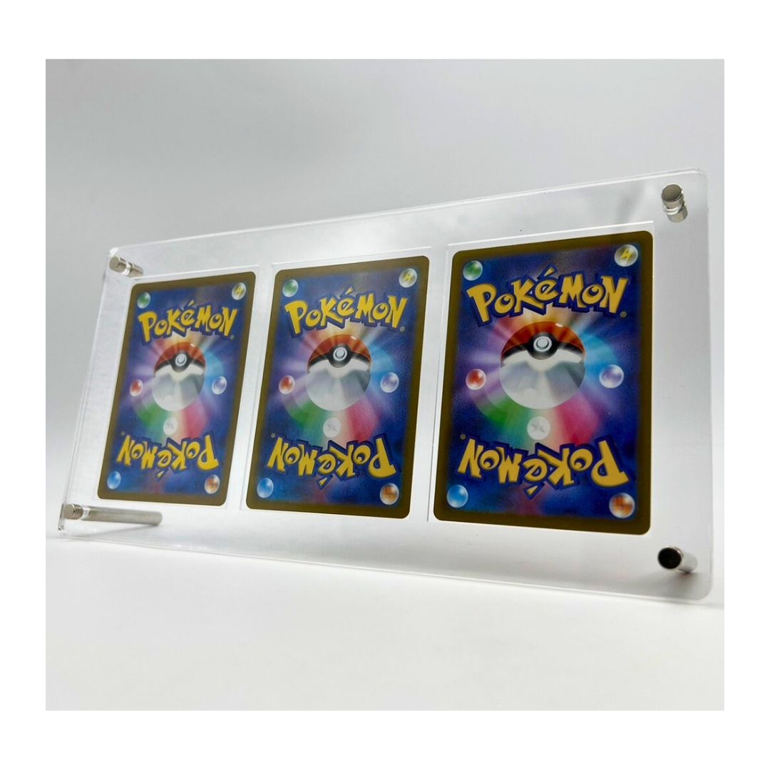 楽天市場】ケース トレカ ネジ式 ディスプレイ アクリル 3枚用 収納