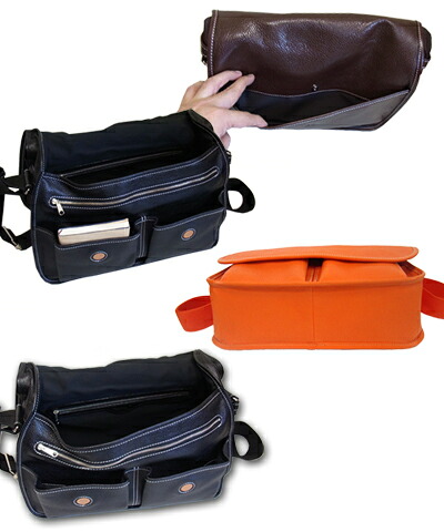 楽天市場】レザースタジオKAZU メッセンジャーバック（小） ショルダー