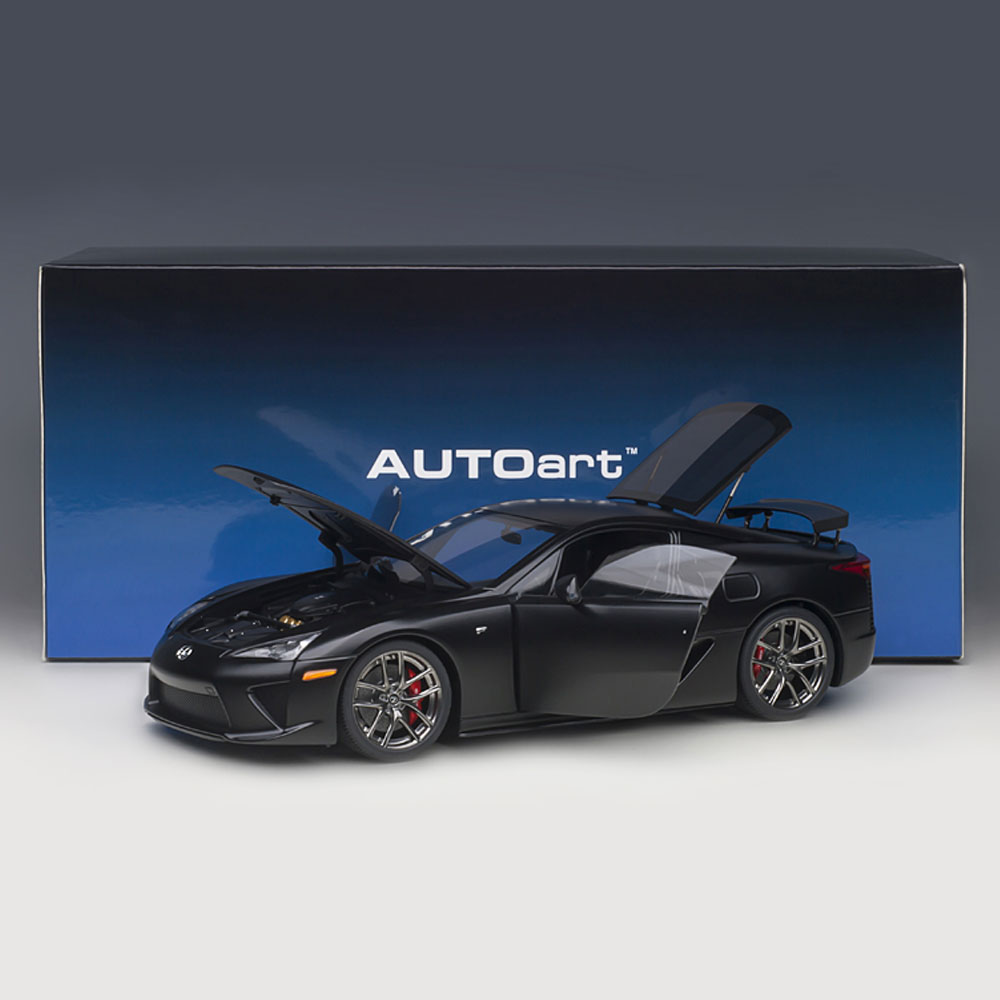 楽天市場】ミニカー 1/18 レクサス LFA マット ブラック オートアート