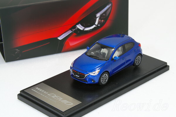 楽天市場】マツダ 特注 1/43 マツダ デミオ ダイナミックブルーマイカ