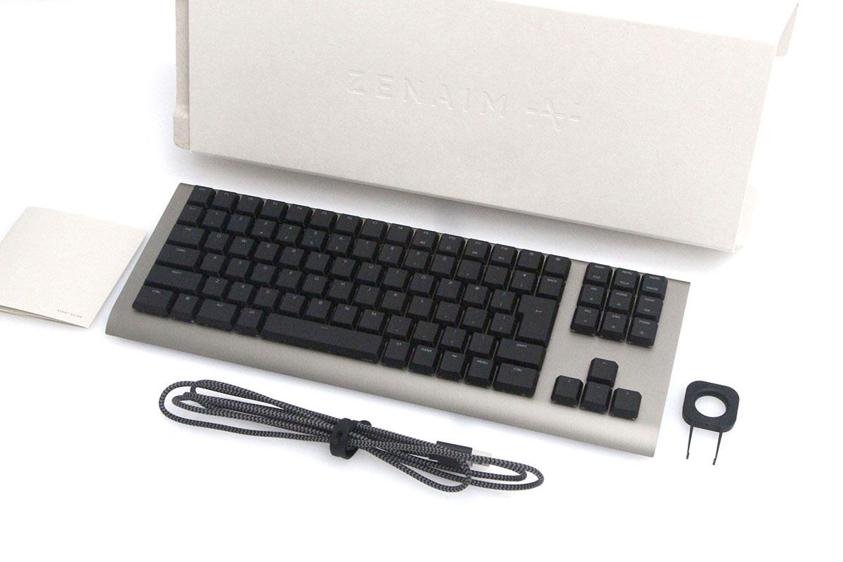 楽天市場】【中古】【極美品】ZENAIM KB006-DGBK ゲーミングキーボード