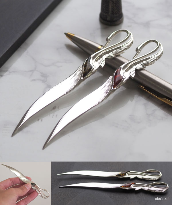 楽天市場】【バルト海の琥珀】ハンドメイド シルバーペーパーナイフ