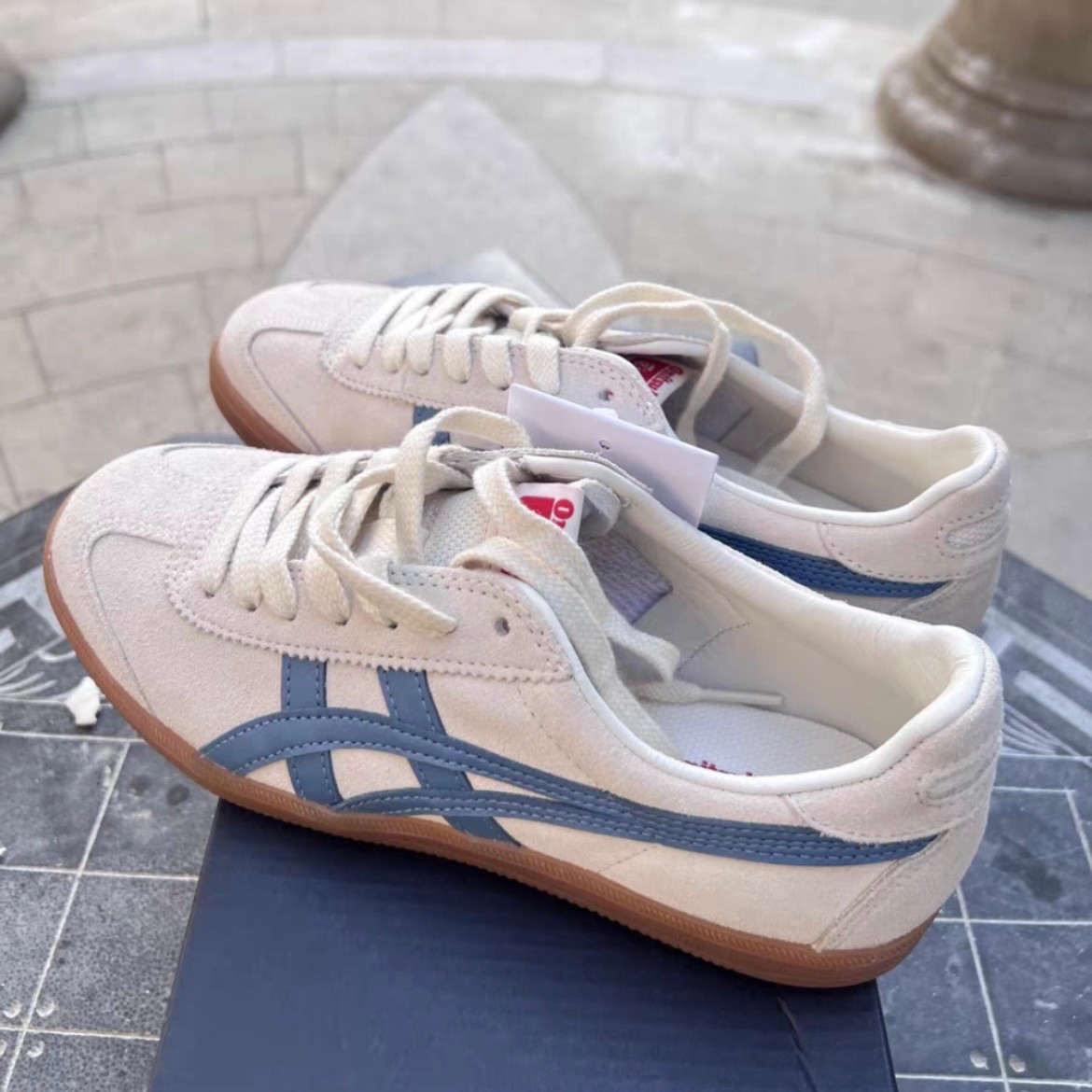 楽天市場】日本未入荷 Onitsuka Tiger Tokuten White Blue オニツカ