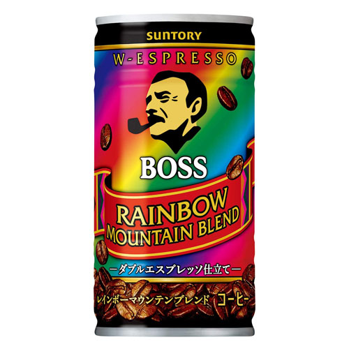 楽天市場】缶コーヒー BOSS ボス レインボーマウンテンブレンド 185g