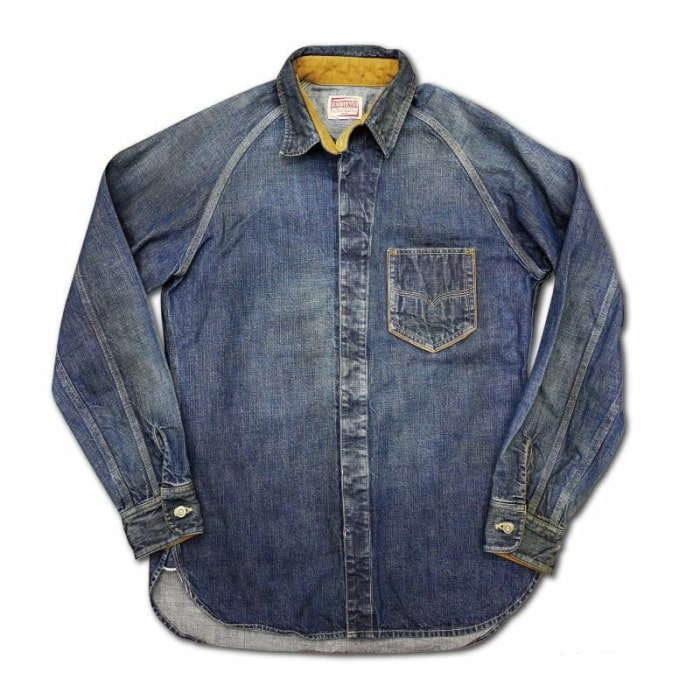 楽天市場】デラックスウエア DELUXEWARE 40s デニムシャツ 7640 シャツ