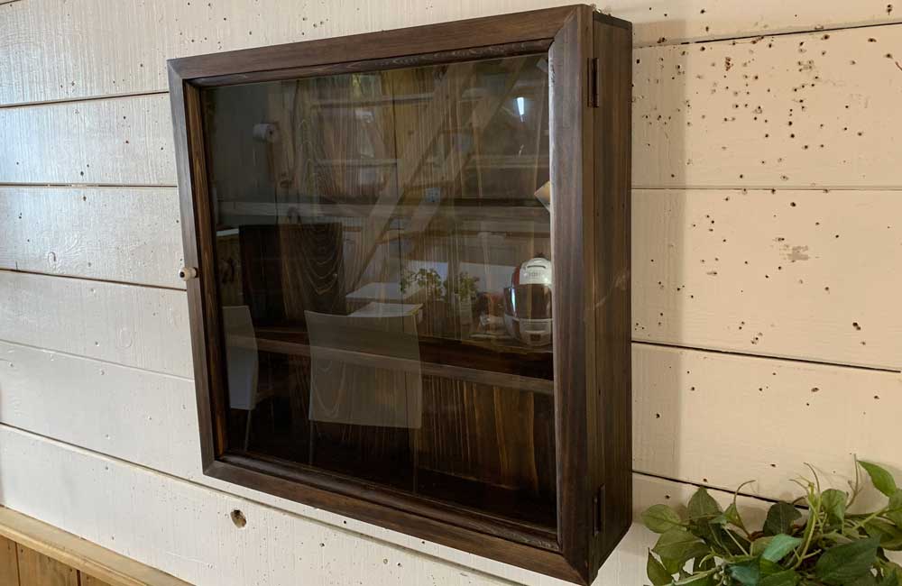 楽天市場】【期間限定10％OFF】壁掛けコレクションケース 透明ガラス扉