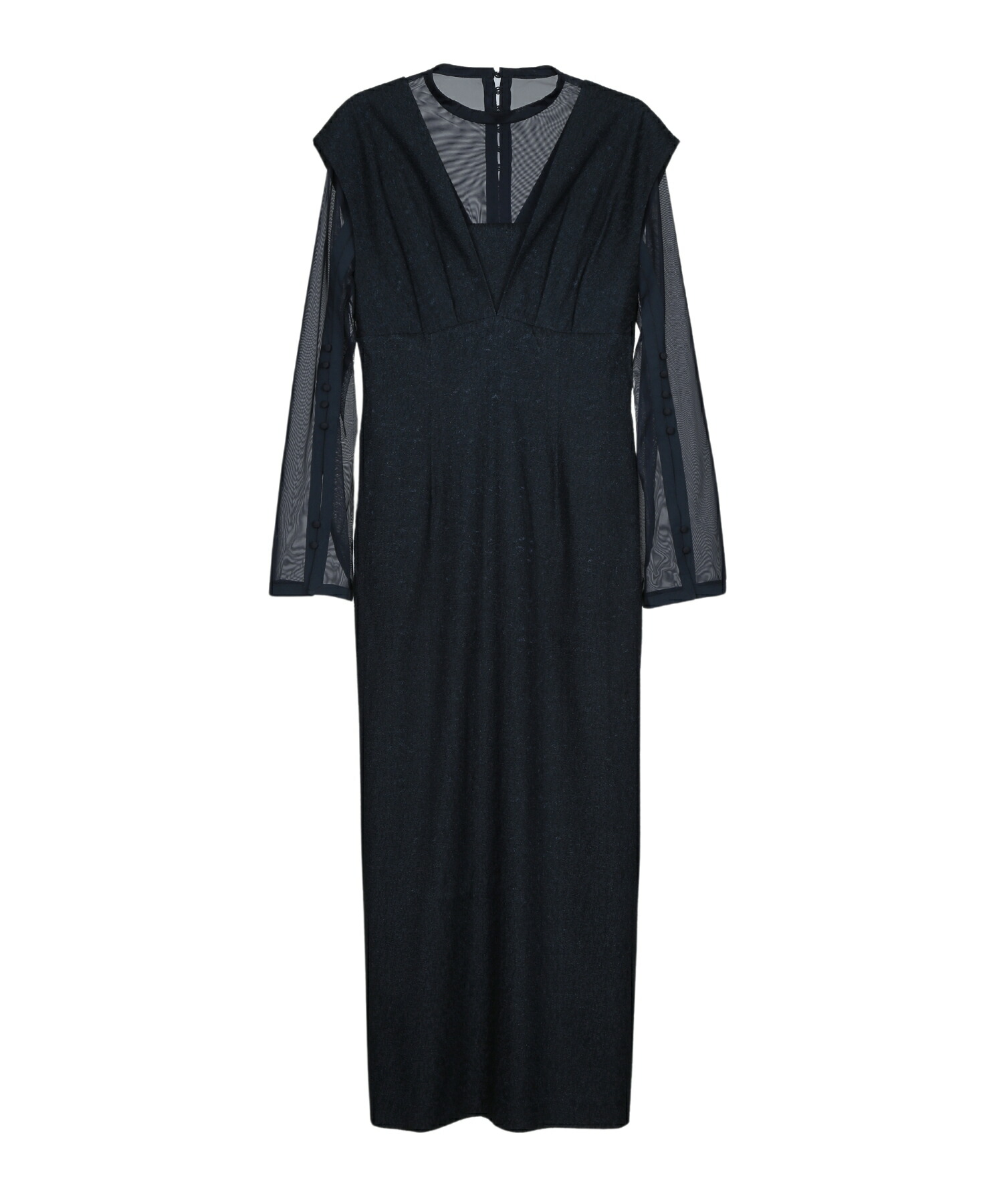 楽天市場】【公式】 ANDRESD アンドレスド 【 V line jacquard dress