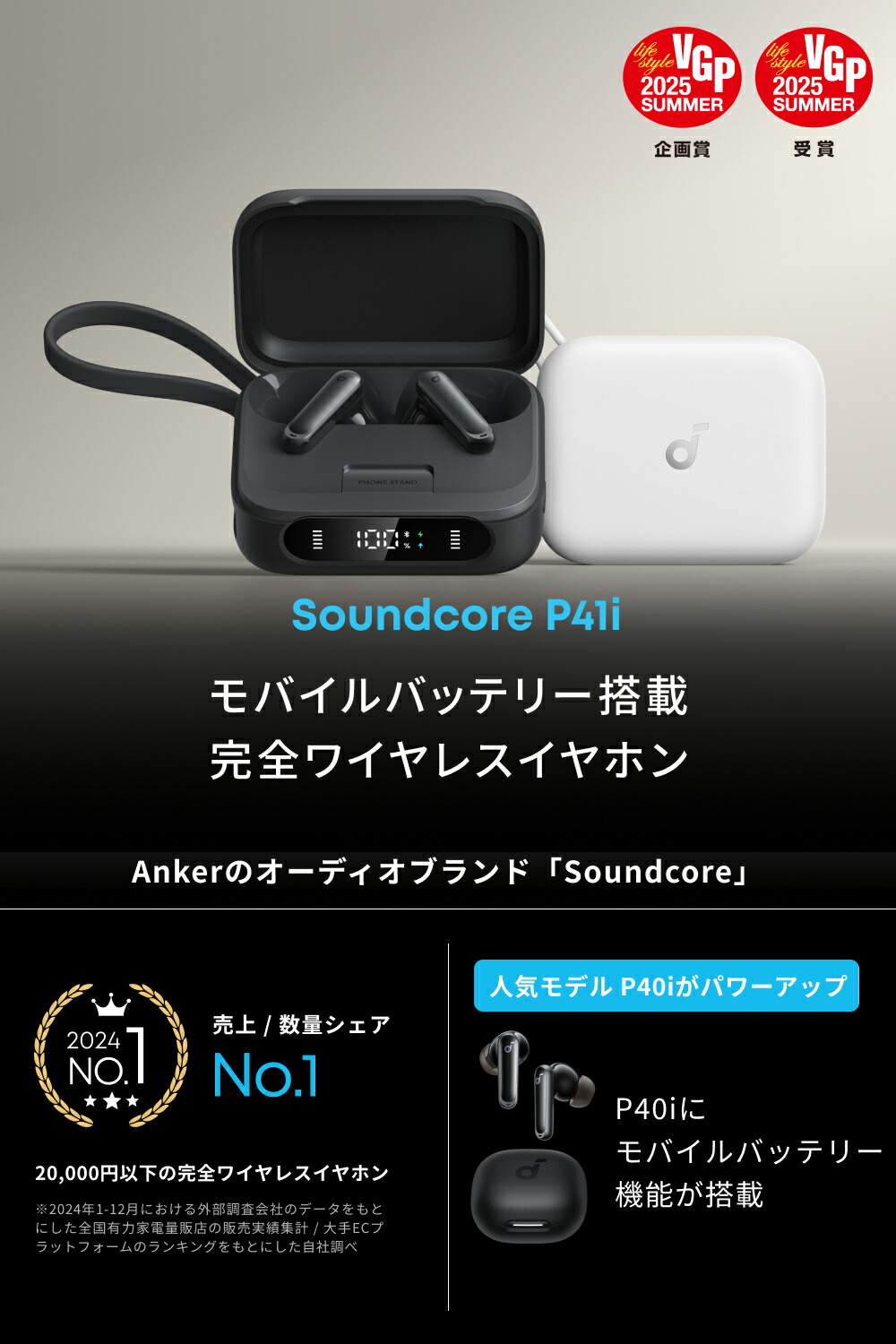 楽天市場】【3/1限定 最大10%OFFクーポン&P10倍】Anker Soundcore P41i