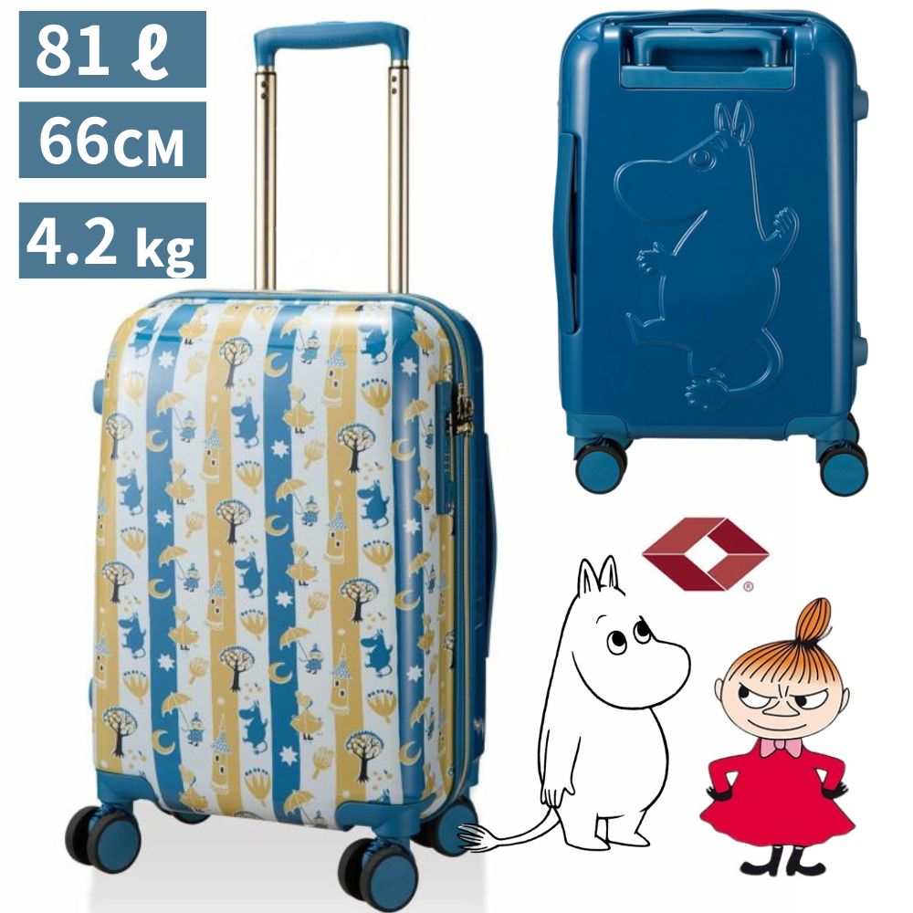 楽天市場】楽天スーパーSALE スーツケース ムーミンキャリーバッグ