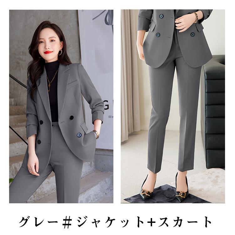 楽天市場】【S-5L】単品&セット 4色 スーツ レディース パンツスーツ