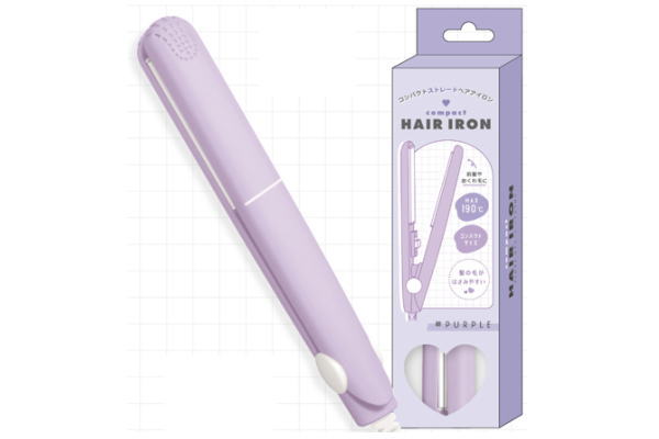 楽天市場】ヘアアイロン コンパクトストレートヘアアイロンパープル 紫