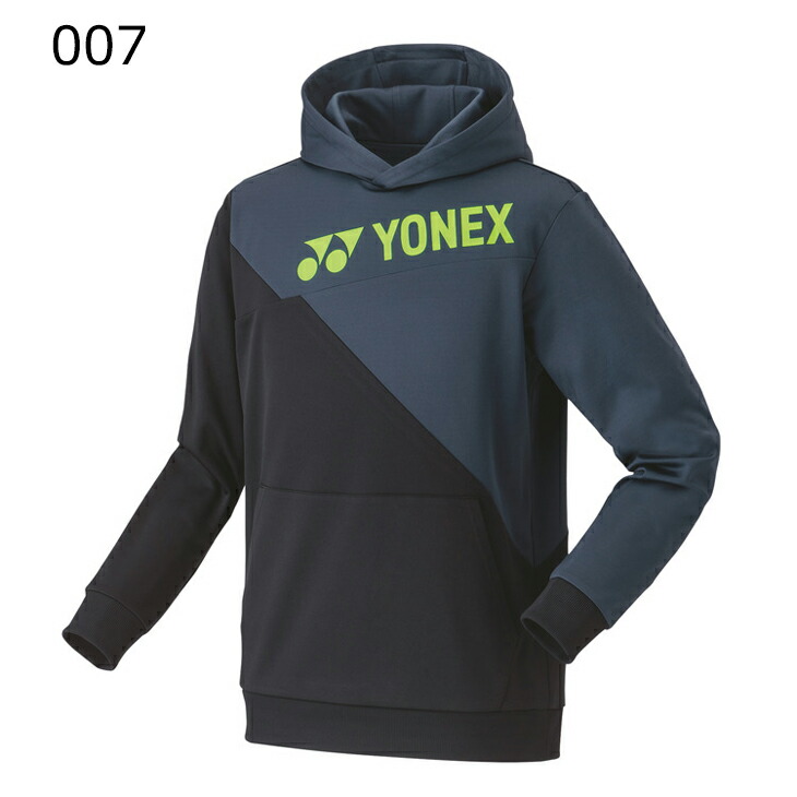 美品 YONEX スウェットパーカー m ブラック グリーン M 長袖 メンズ
