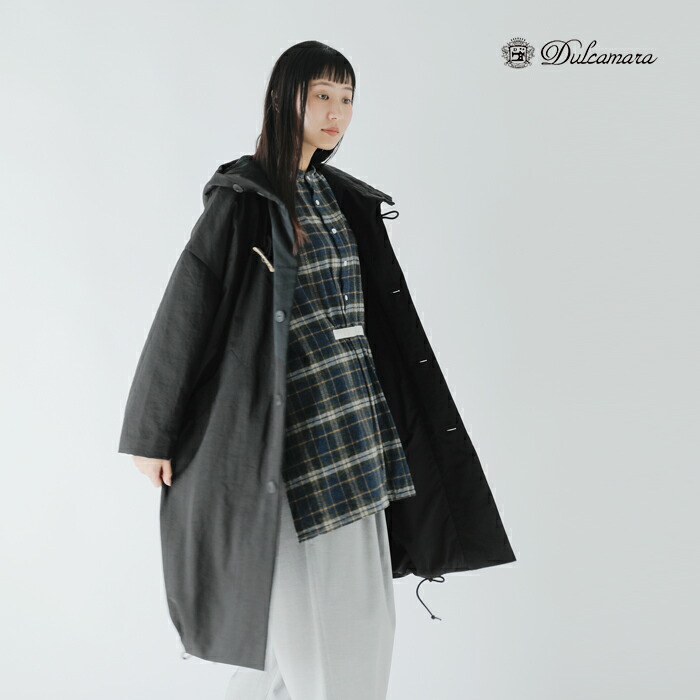 Dulcamara ヴィンテージNYパデッドダッフルコート 0 グレー Dulcamara