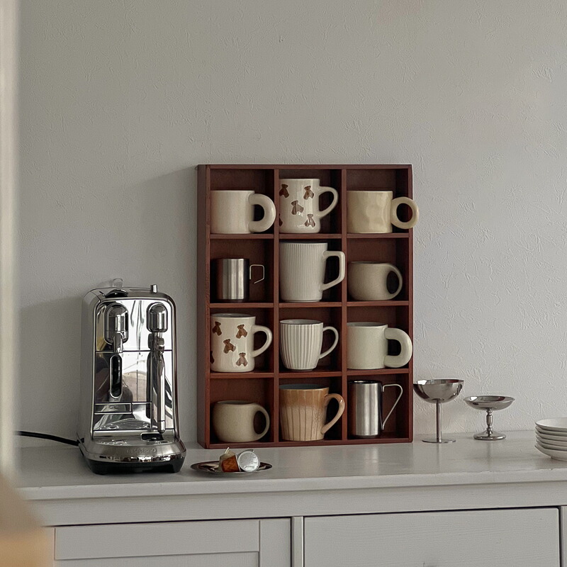 楽天市場】予約販売4月下旬～5月上旬頃発送予定 天然木 カップシェルフ