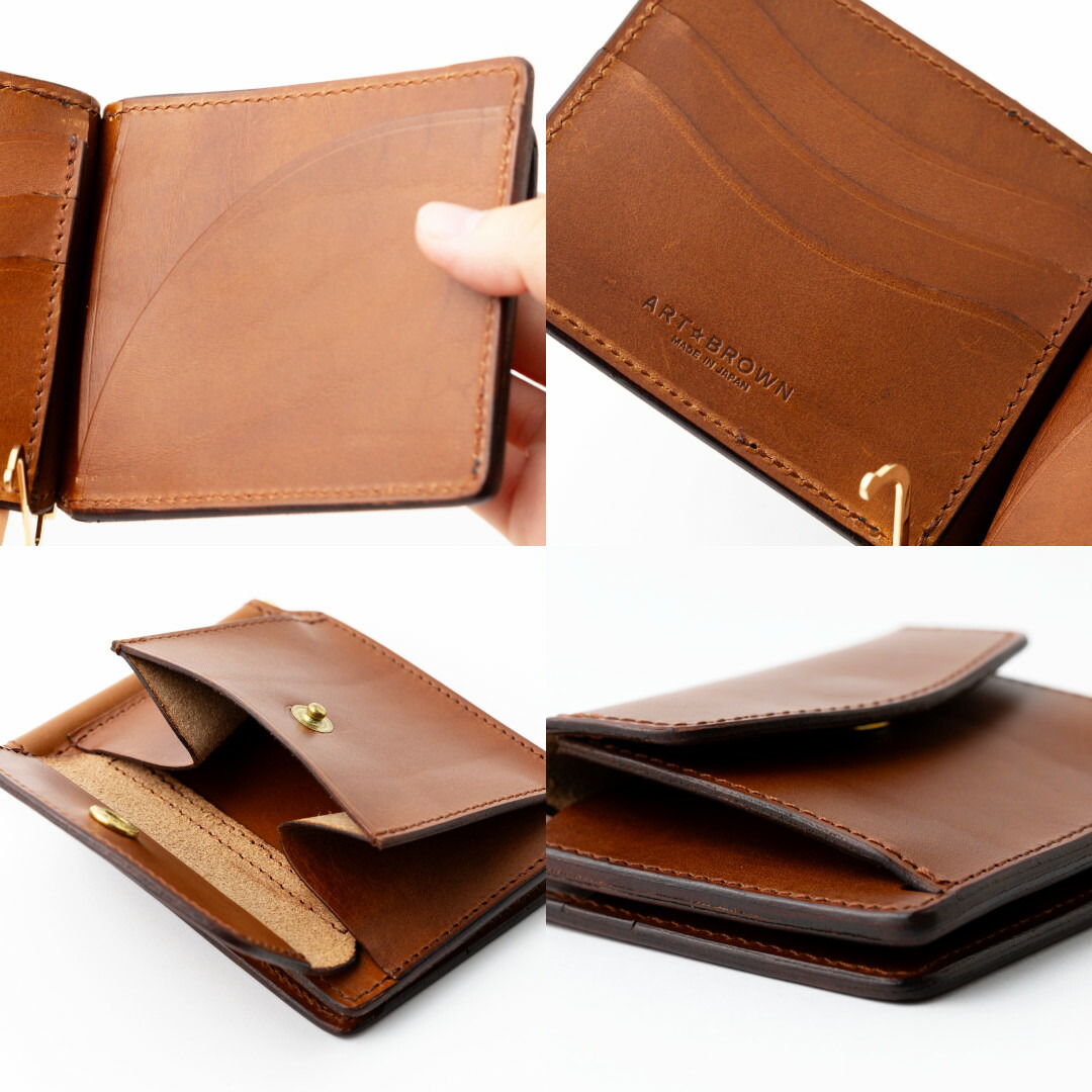 楽天市場】マネークリップ 小銭入れ付き 財布 本革 メンズ 男性 レザー