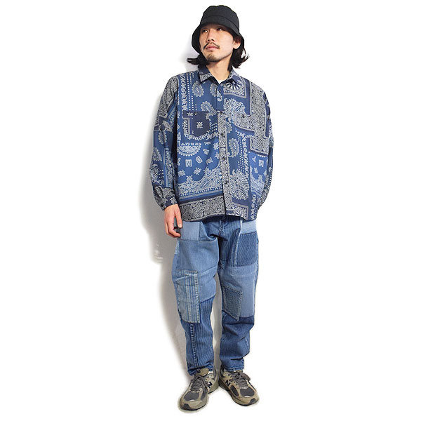 楽天市場】FDMTL ファンダメンタル PRINTED PATCHWORK SHIRT メンズ