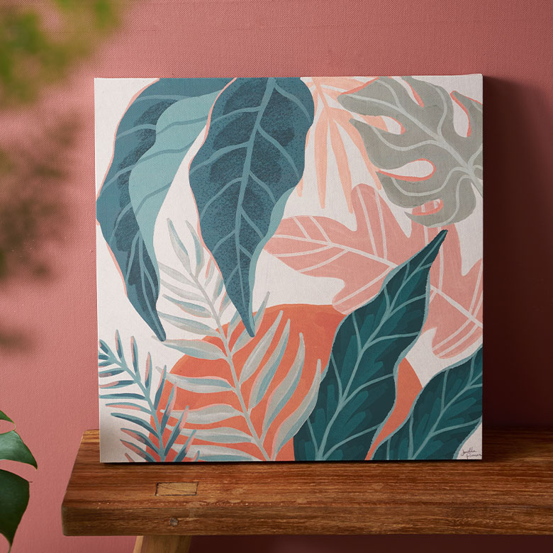 楽天市場】アートパネル ボタニカル キャンパス パネル 約 W 40cm D