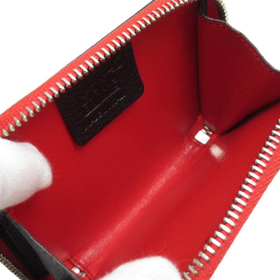 楽天市場】モンブラン MONTBLANC コインケース レザー ブラック×レッド