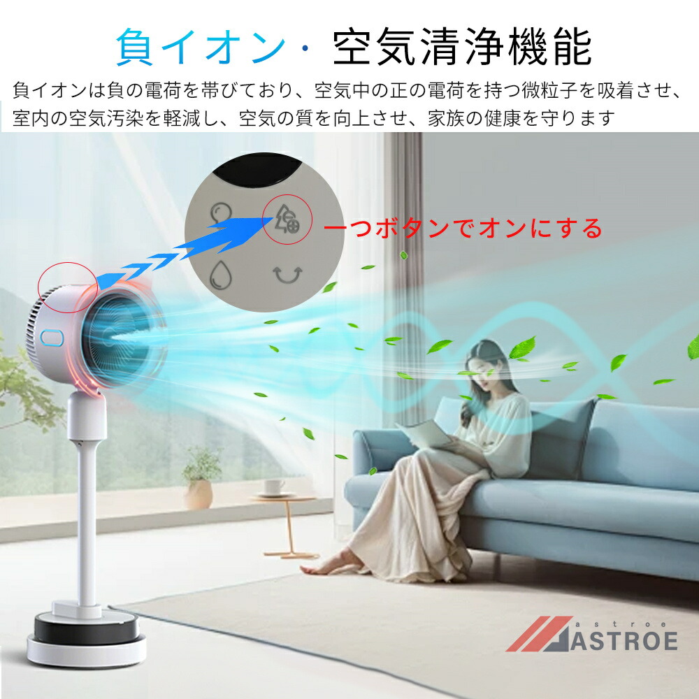 楽天市場】＼冷暖風・加湿・空気清浄／1台5役 扇風機 冷暖風切替 加湿