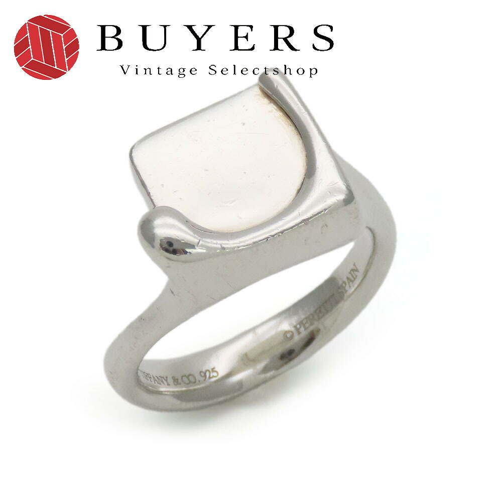 楽天市場】ティファニー スクエア リング シルバーの通販