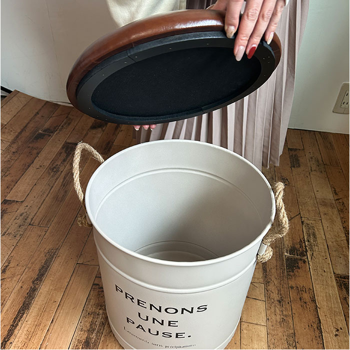 楽天市場】収納ボックス フタ付き イス 通販 収納 できる スツール