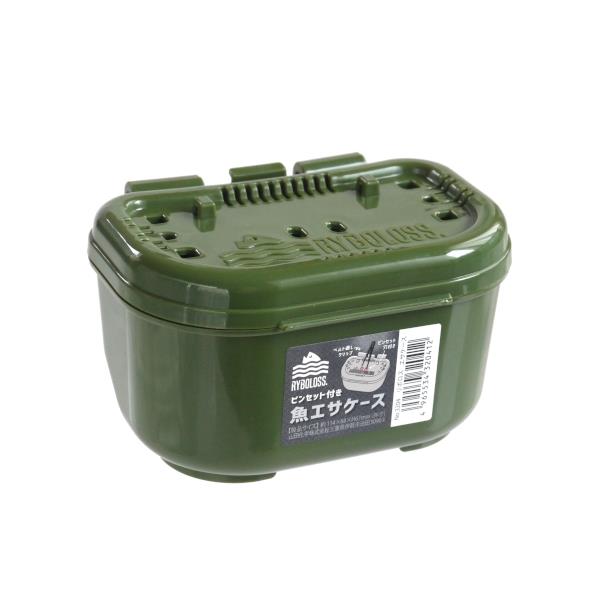 楽天市場】魚エサケース ピンセット付 リボロス 11.4×8.8×高さ6.7cm
