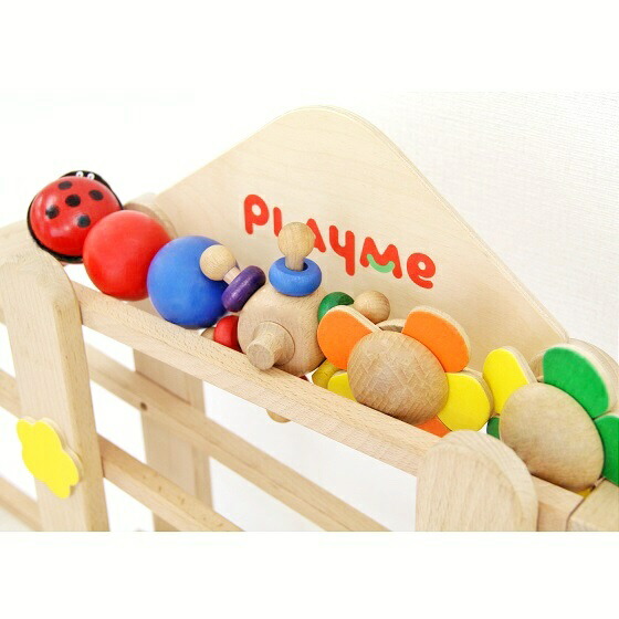 楽天市場】プレイミー PlayMeToys スロープ フラワーガーデン 木の