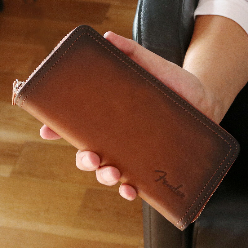 楽天市場】フェンダー 財布 メンズ 長財布 ラウンドファスナー