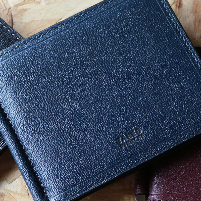 楽天市場】タケオキクチ 財布 二つ折り マネークリップ メンズ